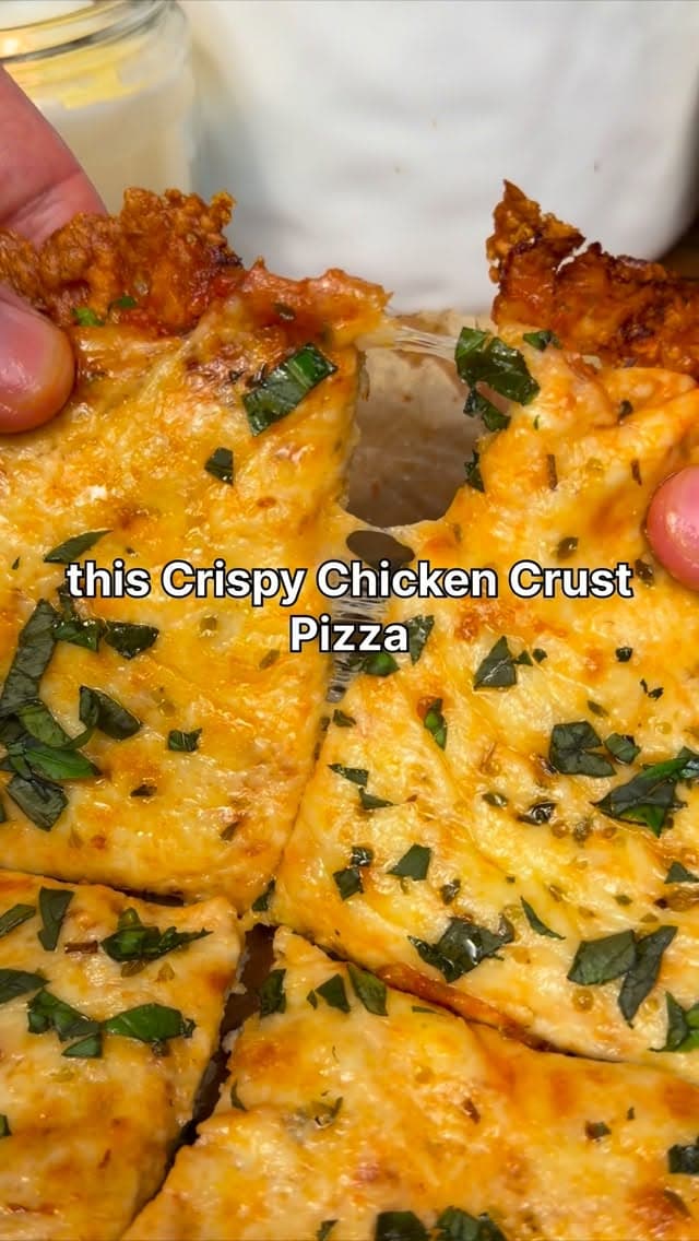 Crispy Chicken Crust Pizza recipe