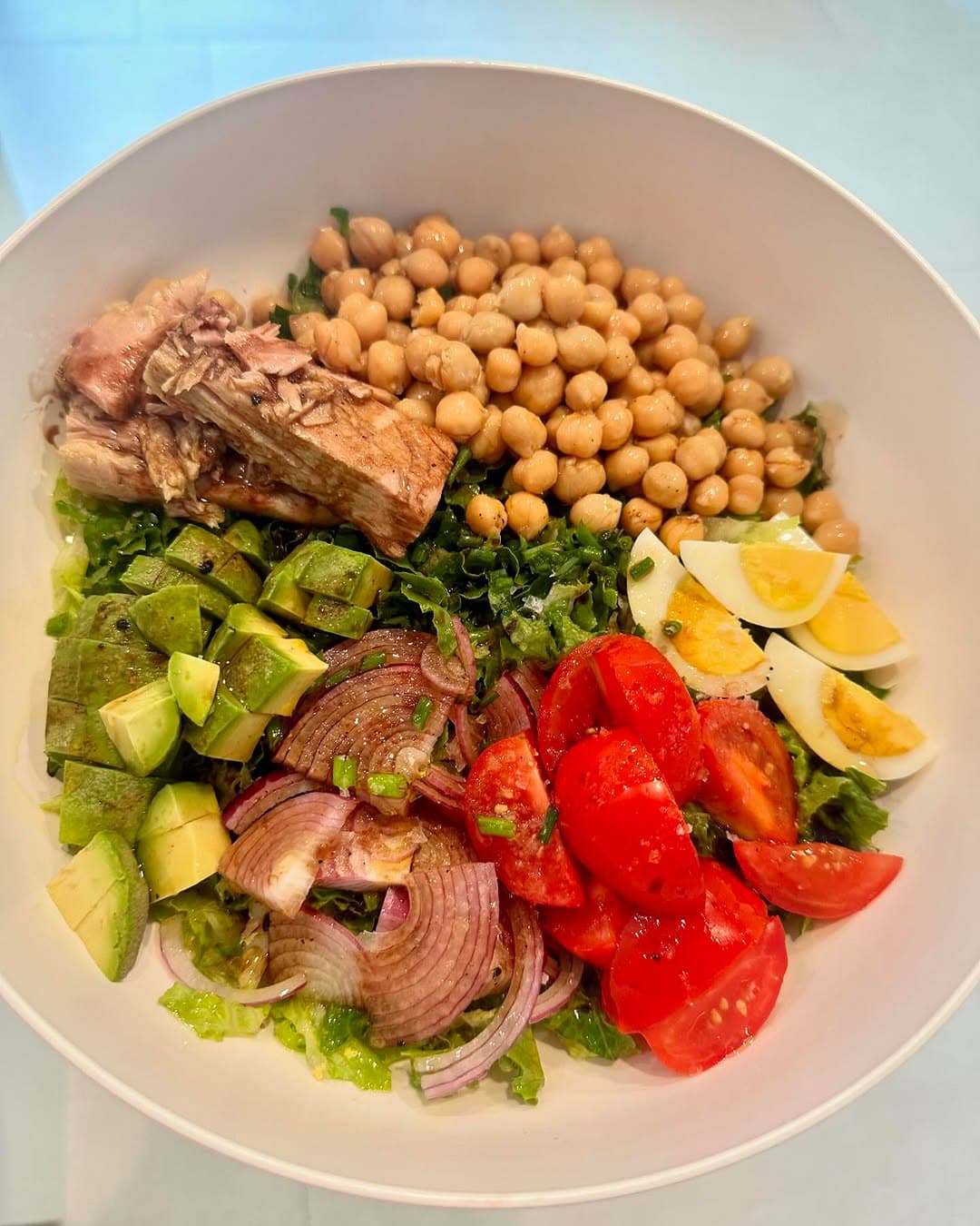 Fresh Chickpea and Tuna Salad recipe