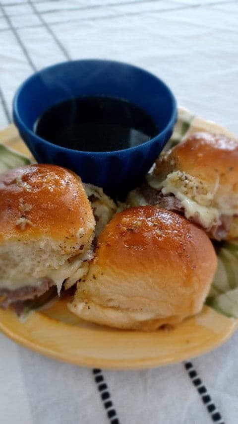 French Dip Sliders recipe