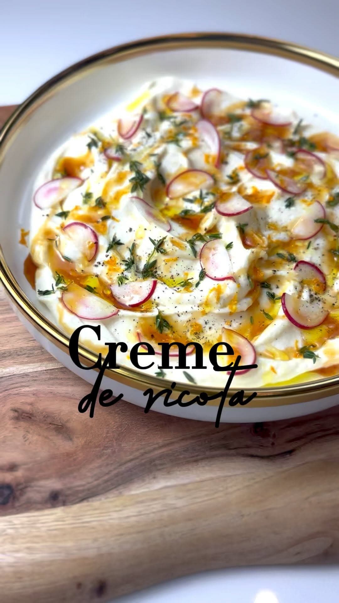 Creme de Ricota / Whipped Ricotta recipe