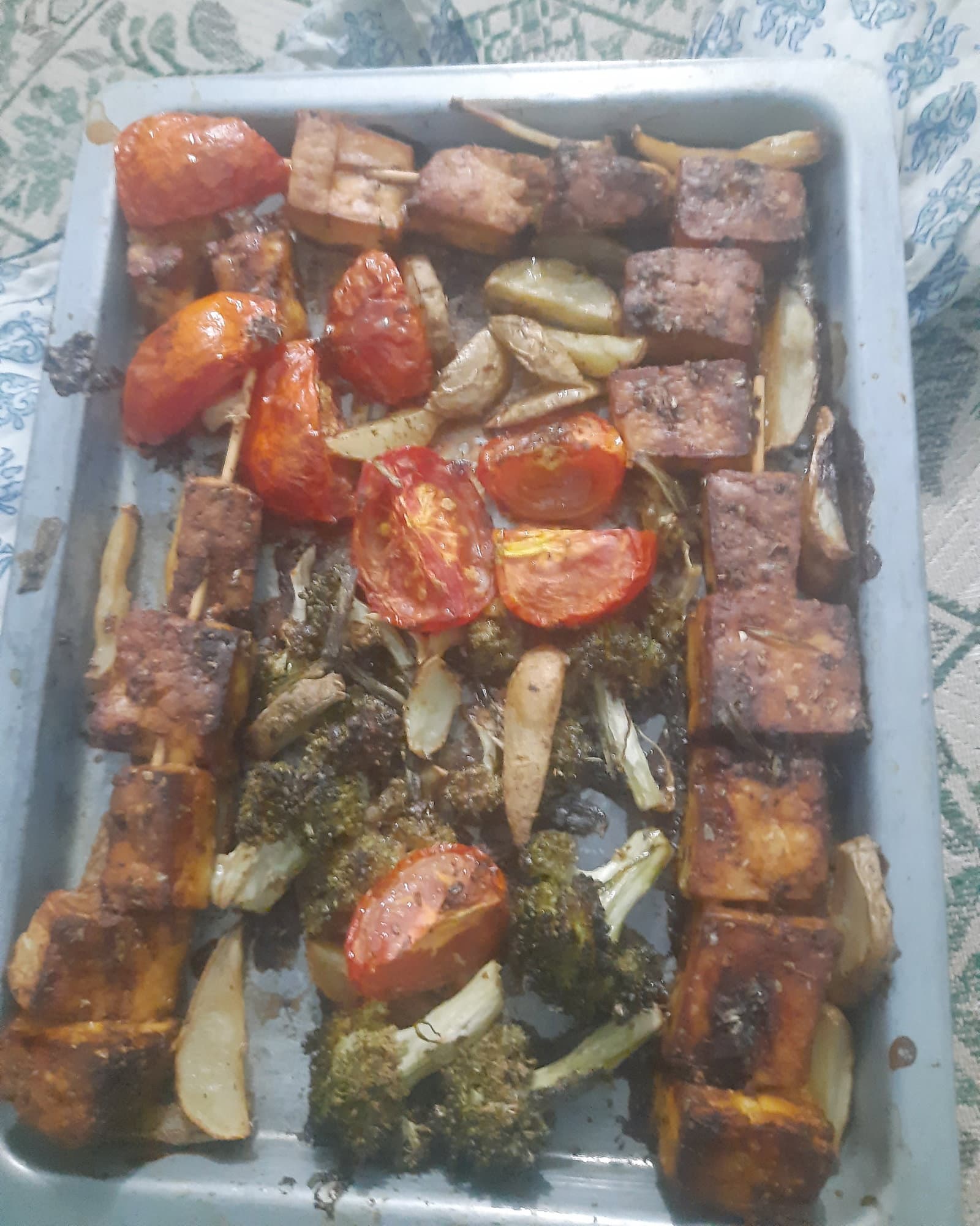 Oven baked vegetables with Paneer/ Cheese  recipe