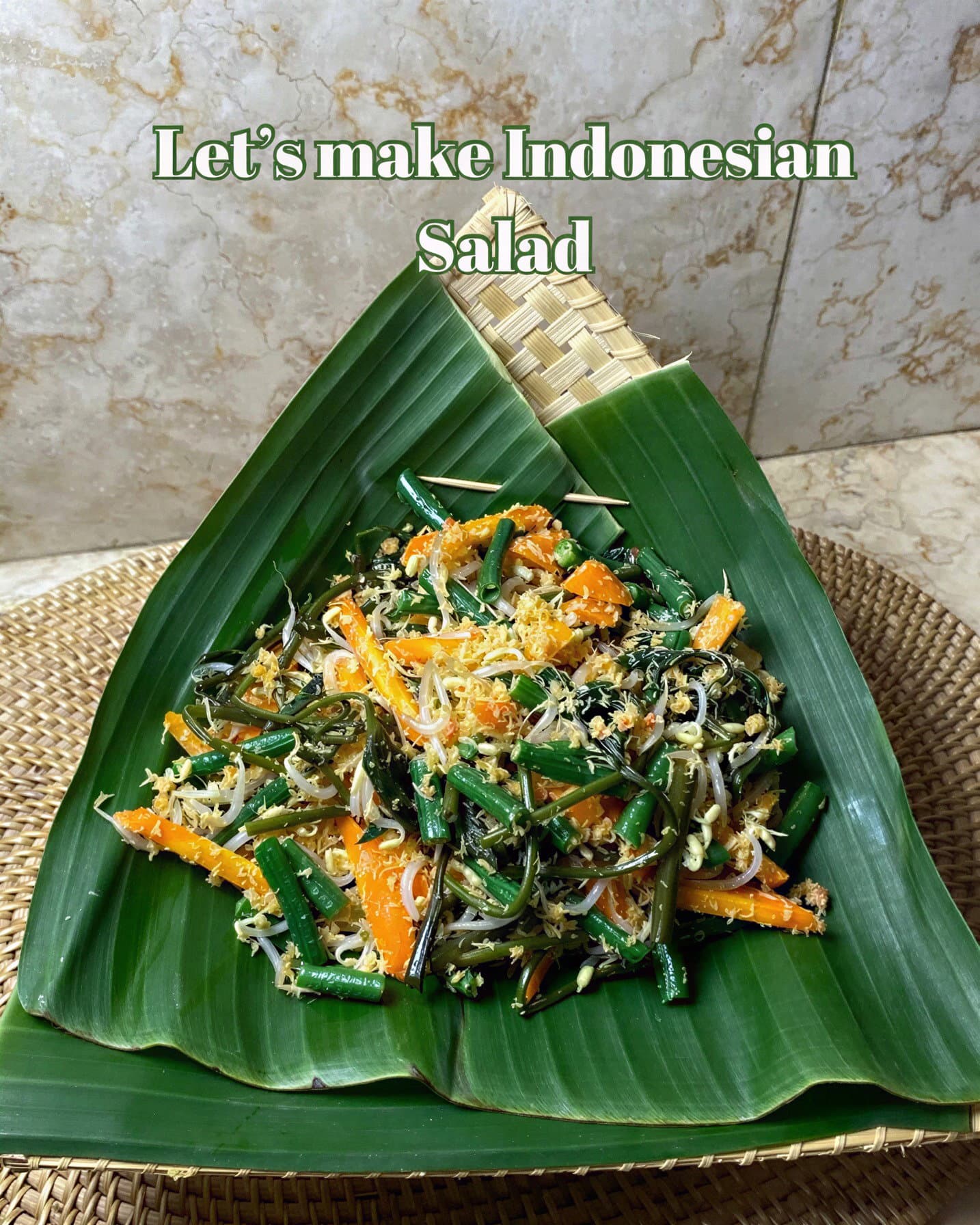 Indonesian Salad (Urap) recipe