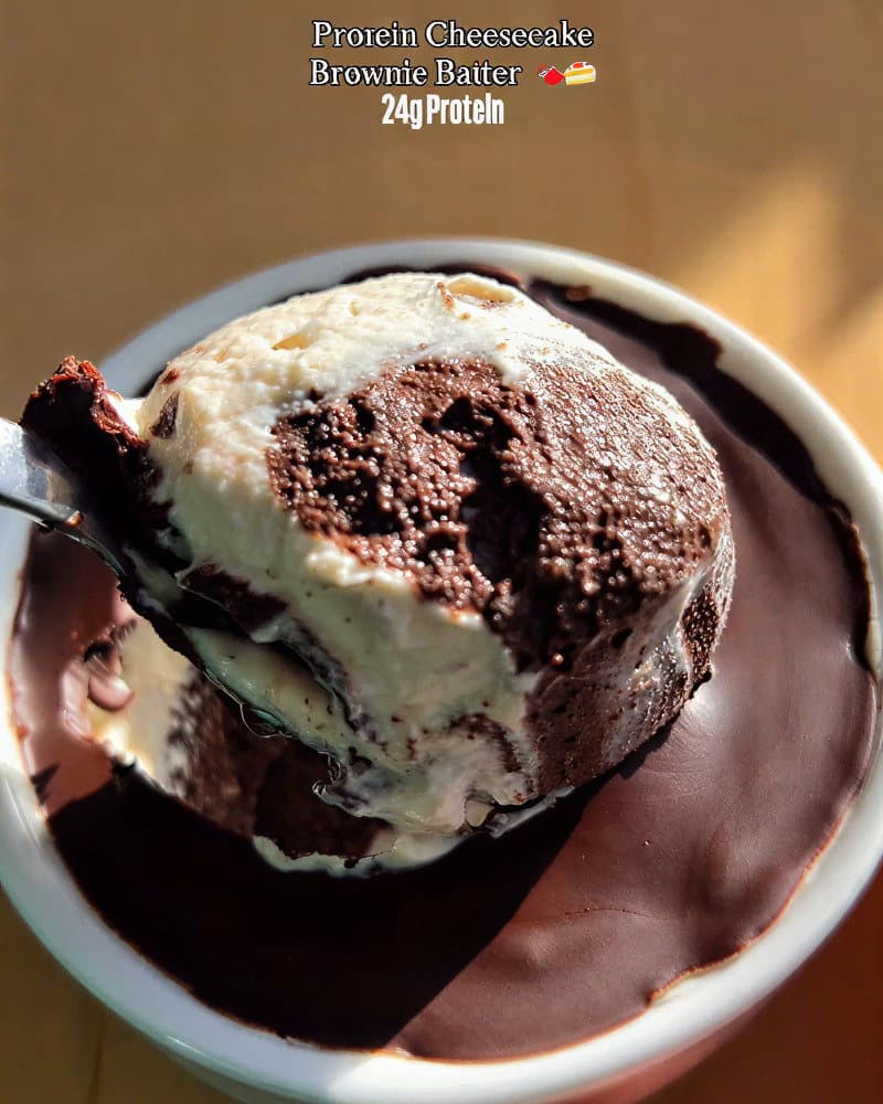 Healthy Cheesecake Brownie Batter recipe