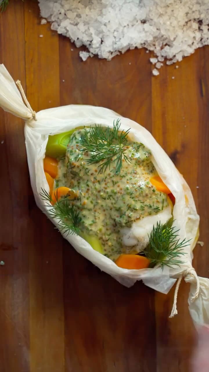 Monkfish en Papillote recipe