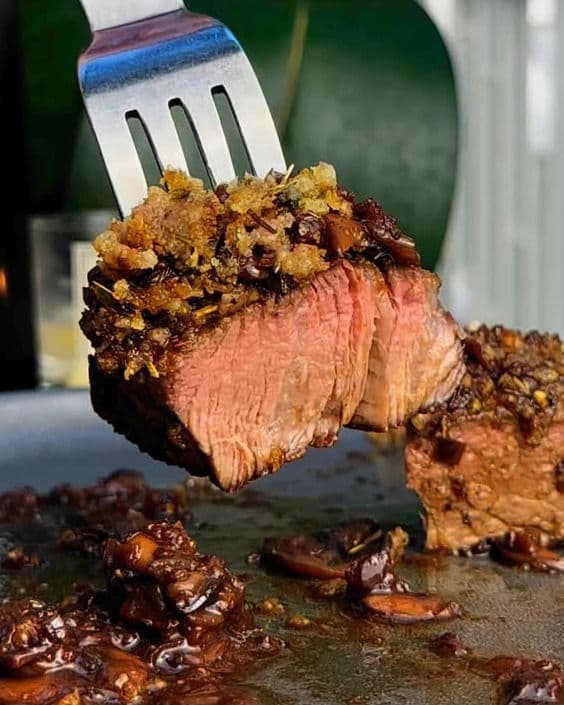 Steakhouse-Quality, One-Pan, Parmesan Crusted Filet Mignon recipe