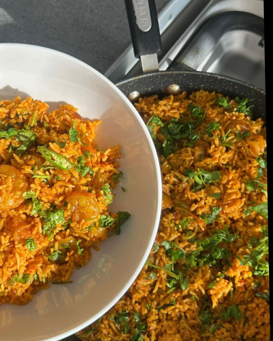 One Pot Prawns Fried Rice recipe