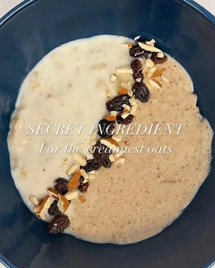 Cream Cheese Cinnamon Raisin Oat Porridge recipe