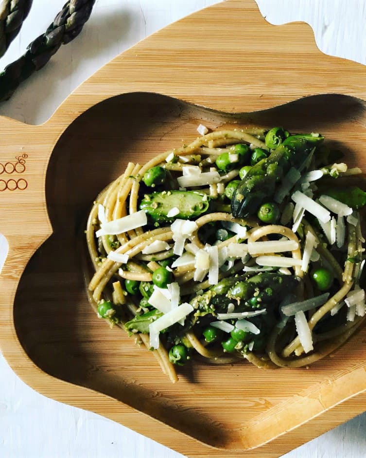 Asparagus, Pea & Pesto Pasta recipe