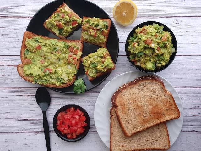Simple Avocado Salad or toast recipe