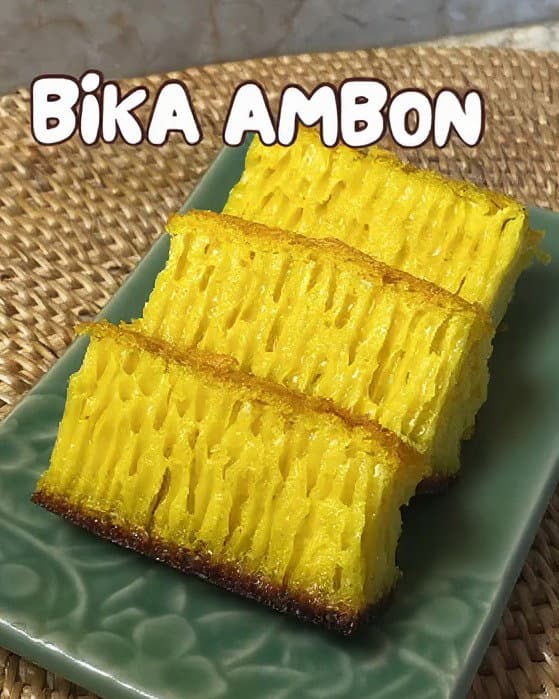 Bika Ambon (Traditional Indonesian Honeycomb Cake) recipe