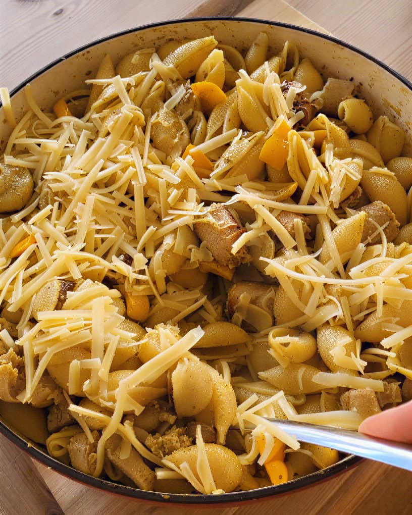 Sausage & Pesto Pasta recipe