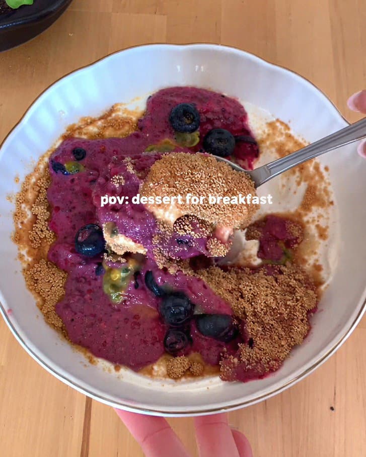 Cheesecake Yogurt Bowl recipe