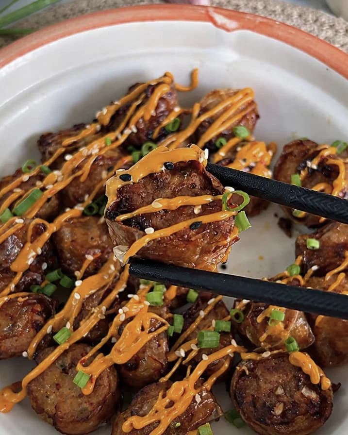 Chili Oil Chicken Pops in Airfryer recipe