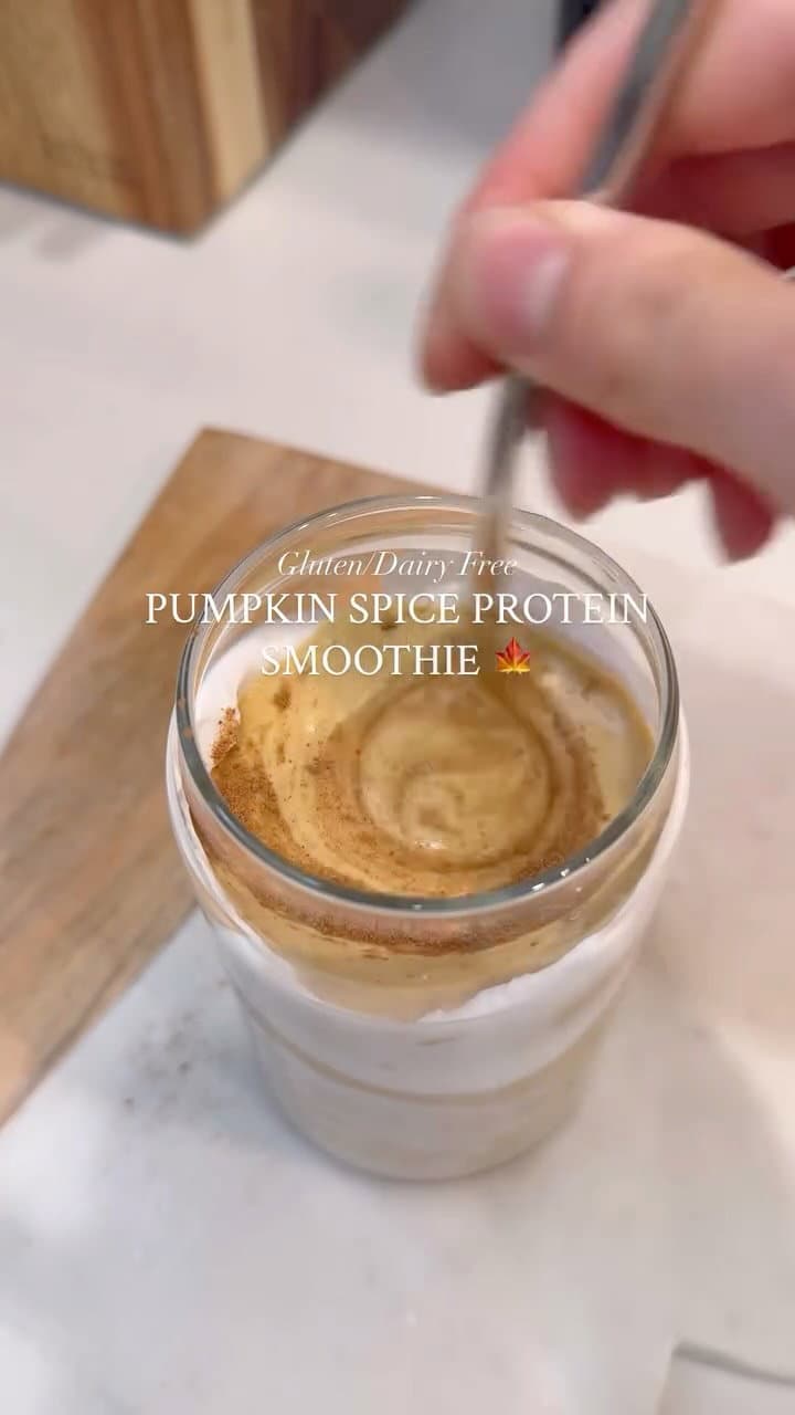 Pumpkin Spice Protein Smoothie recipe