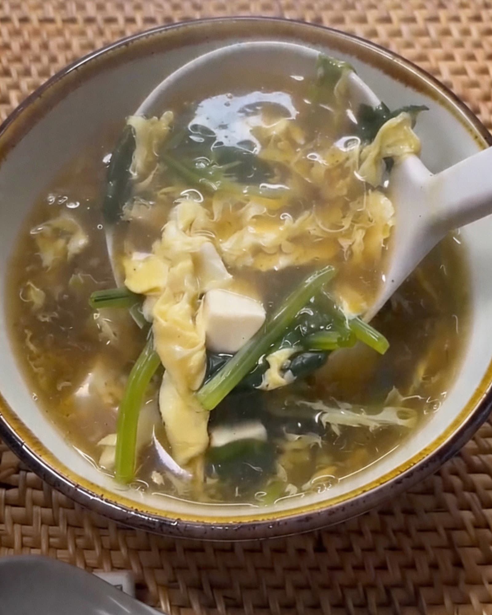 Tofu Egg Drop Soup recipe