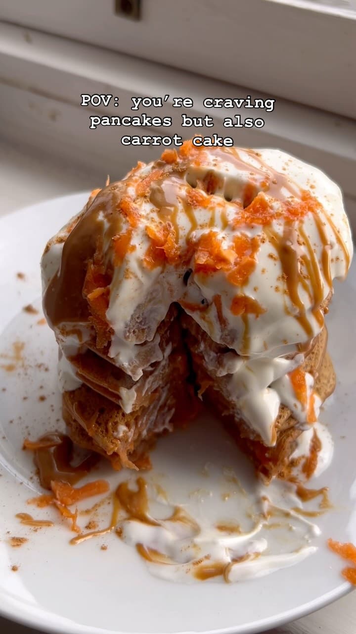 Carrot Cake Pancakes recipe