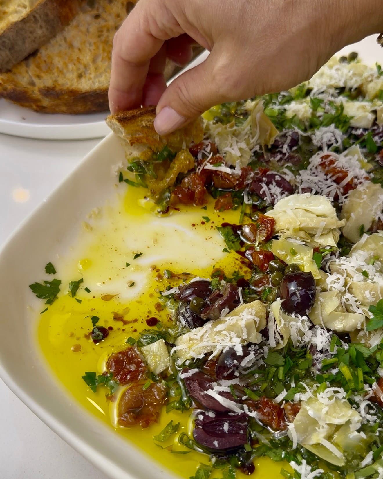 Italian Goddess Antipasto Dip recipe