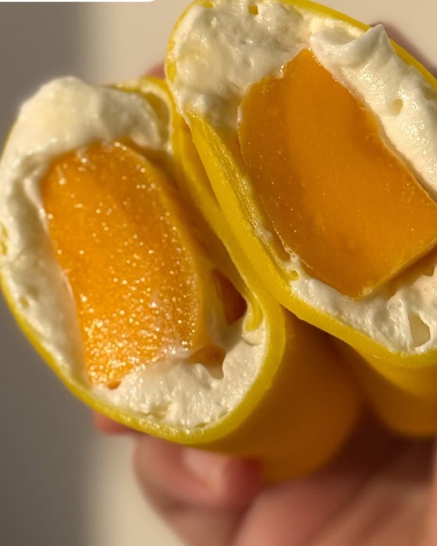 Mango Pillow Crepes recipe