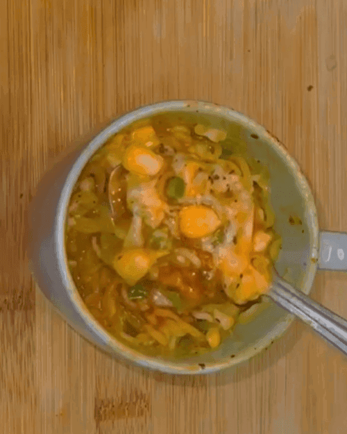 Maggi Mug Pizza recipe