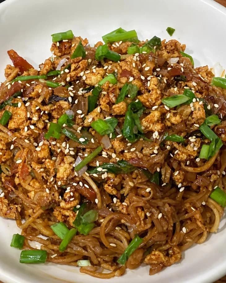 Keema Noodles recipe
