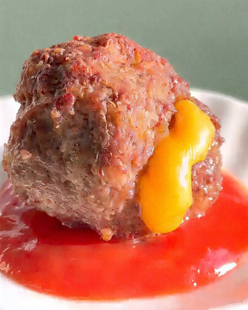 Cheeseburger Meatballs recipe