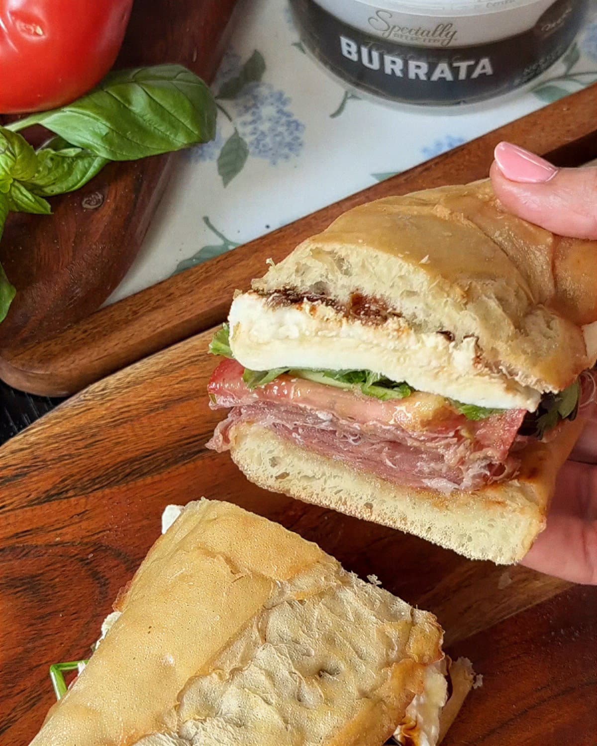 The Ultimate Italian Burrata Sandwich recipe