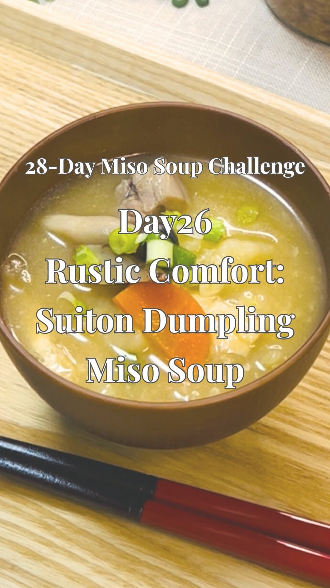 Suiton Dumpling Miso Soup recipe