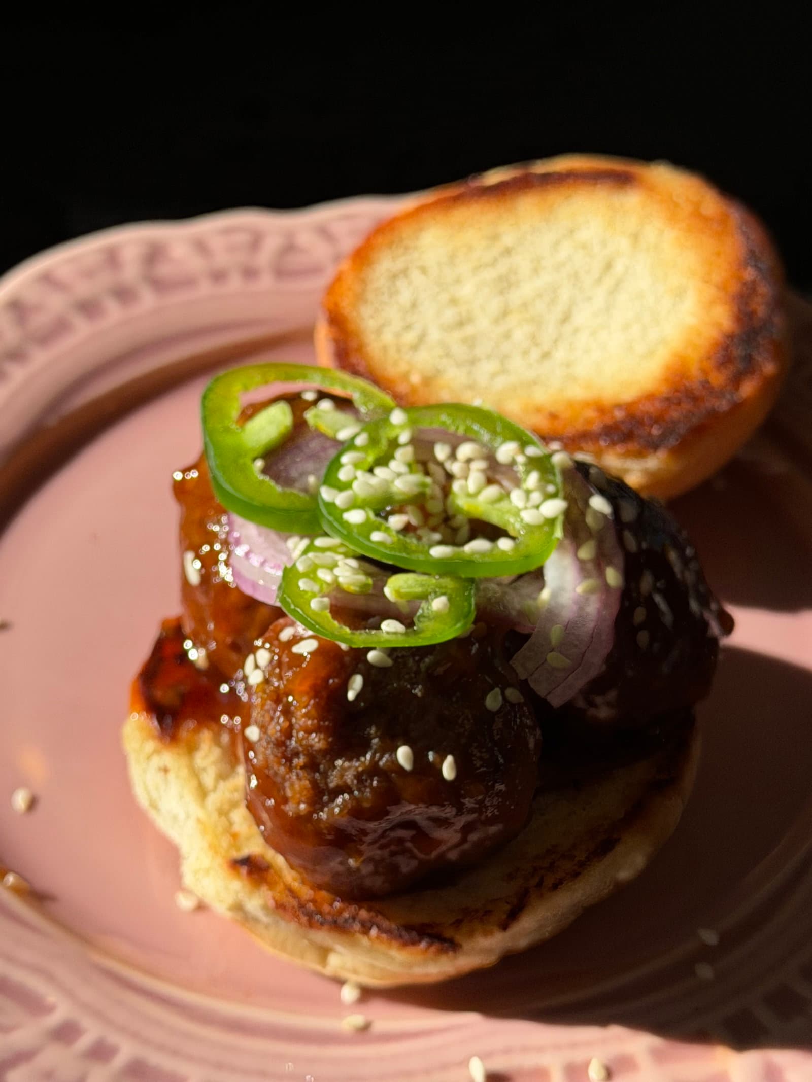 Bourbon Peach Crockpot Meatballs recipe