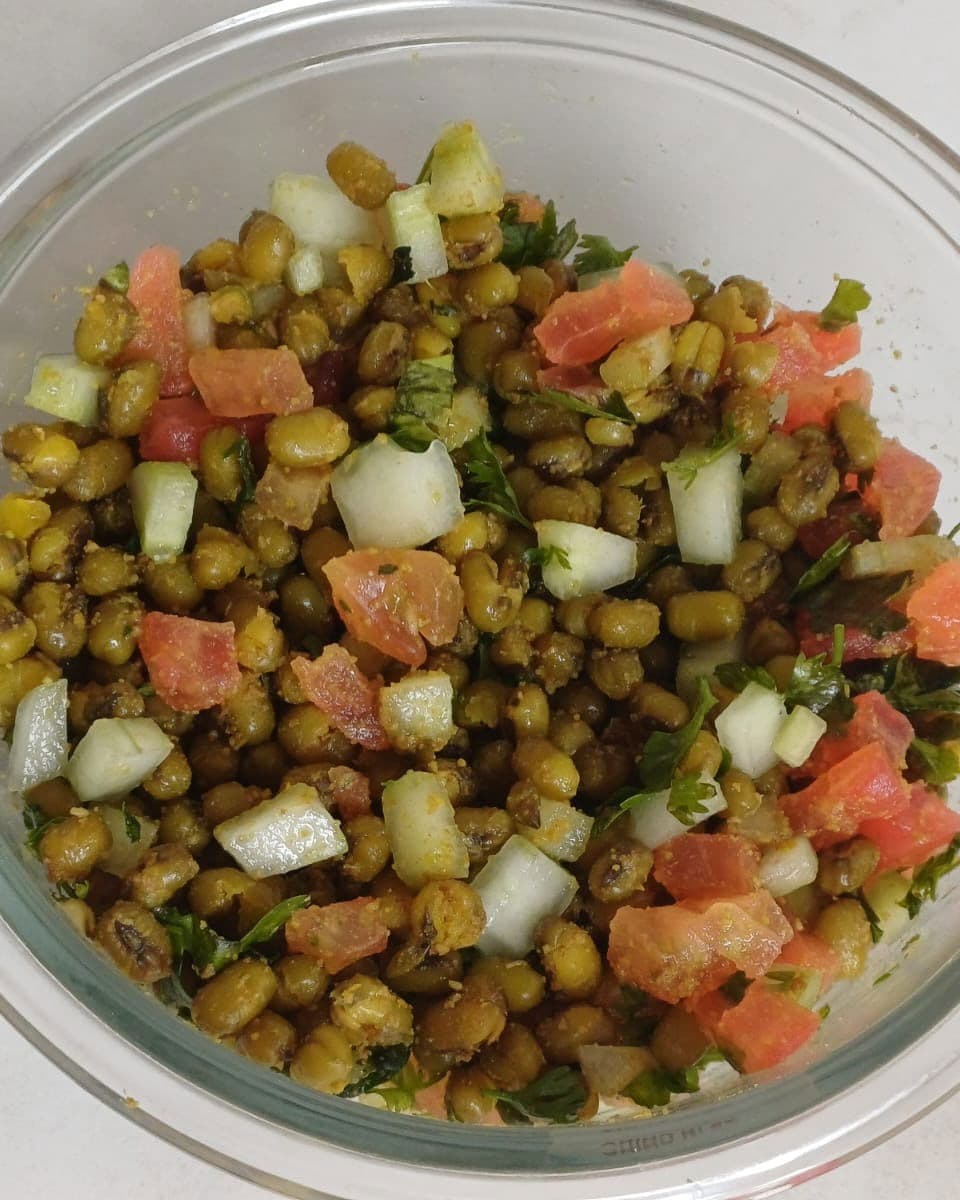 Green Moong Chaat — From My Mother’s Kitchen recipe