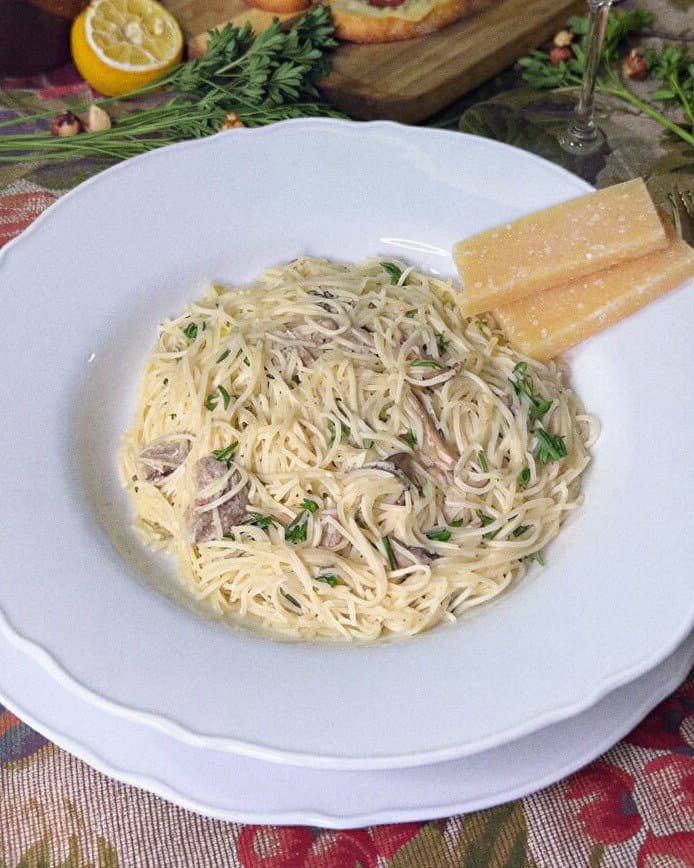 Shiitake Mushroom Pasta for Date Night recipe