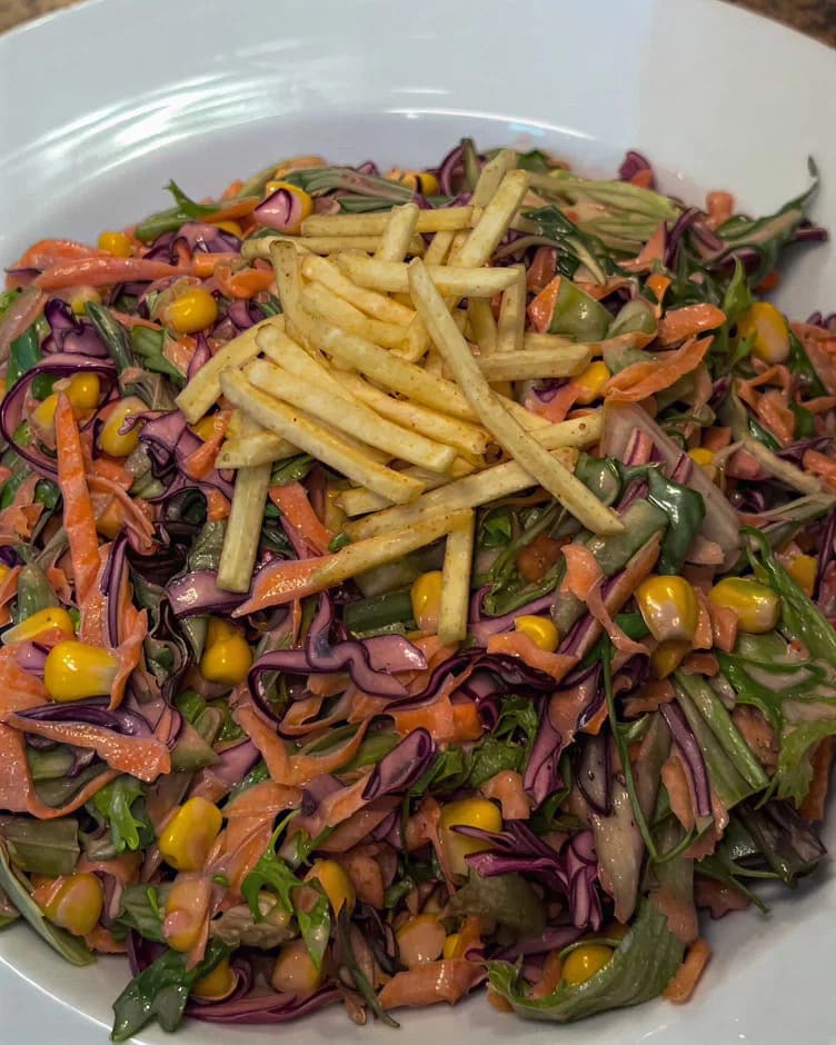 Sweetcorn and Red Cabbage Salad recipe