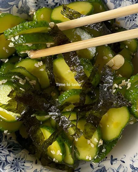 Viral Cucumber Salad recipe