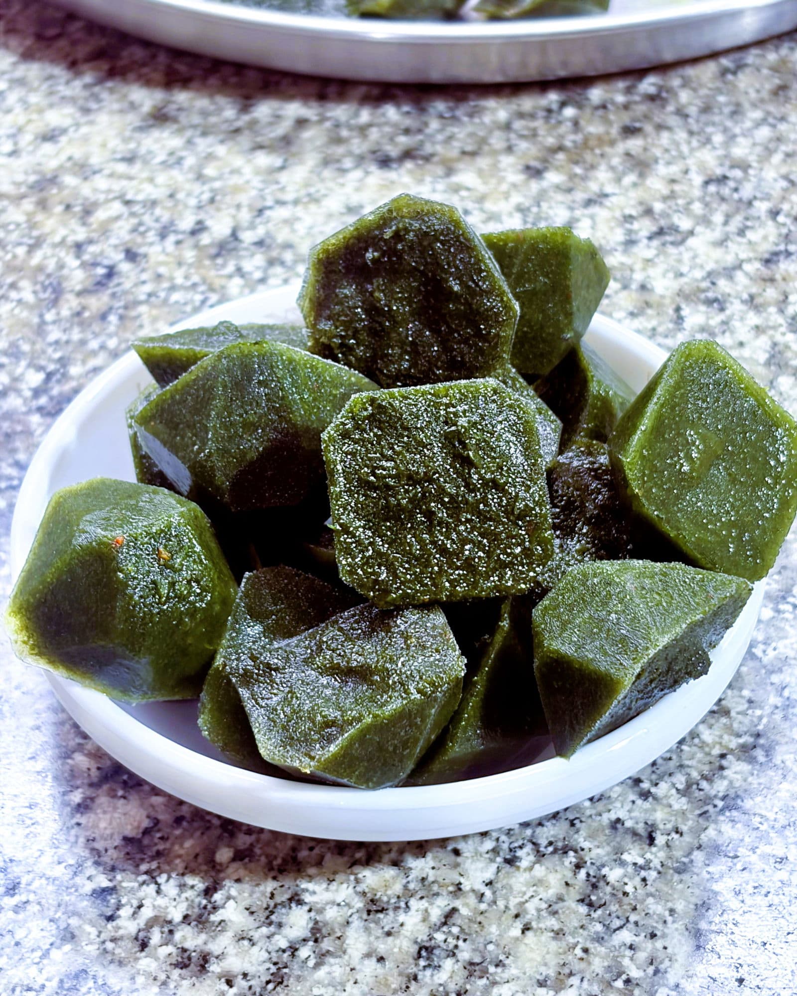 Green Herbs Cubes (For Instant Drinks, Raita & Dips) recipe
