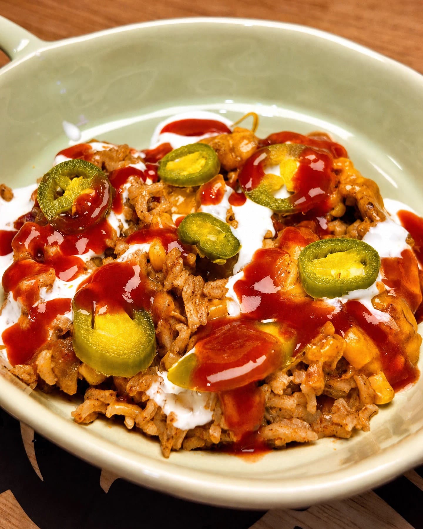 Dump-and-Bake Cheesy Taco Chicken & Rice recipe