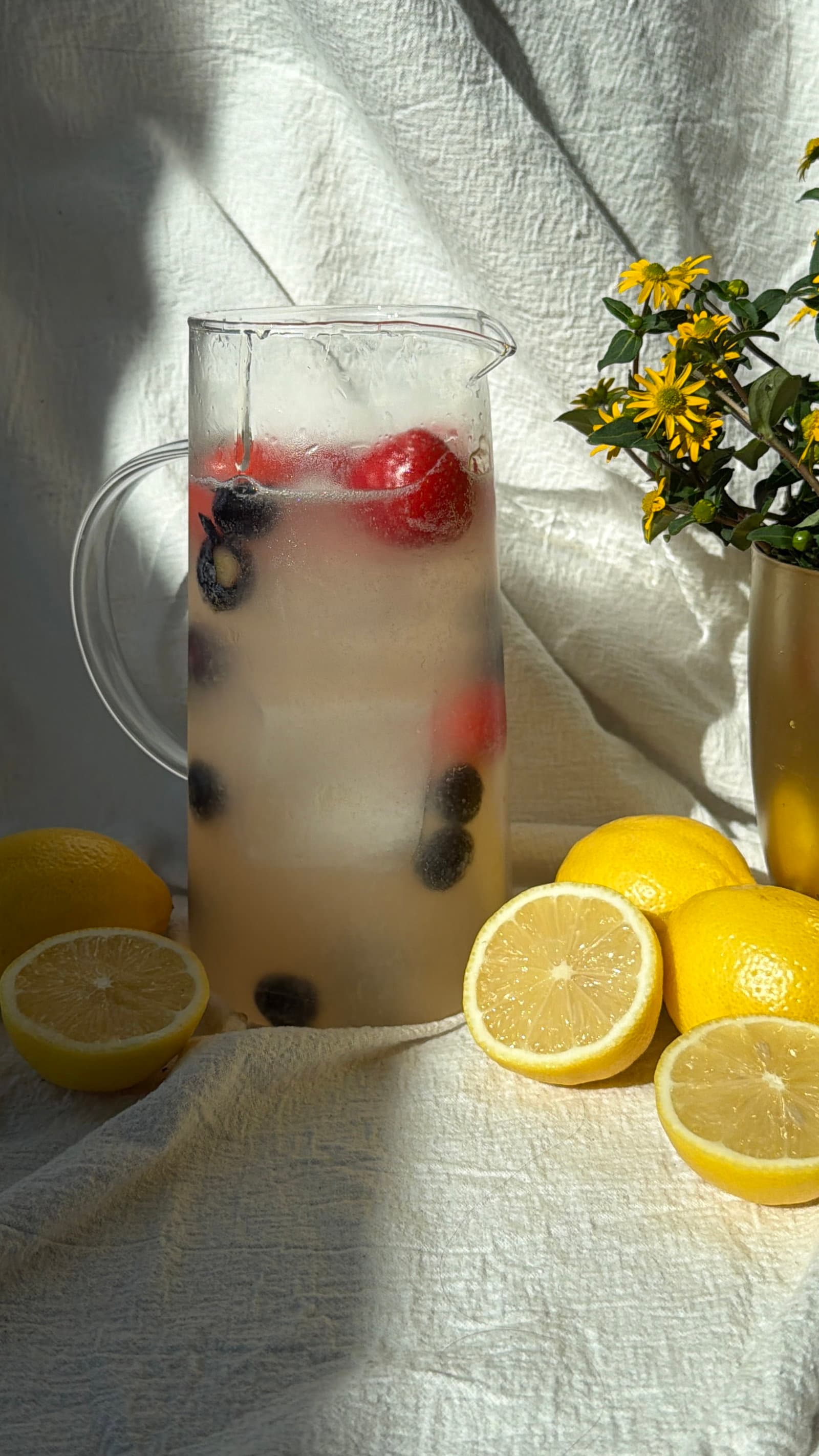 By-the-Pitcher Berry Honey Lemonade recipe