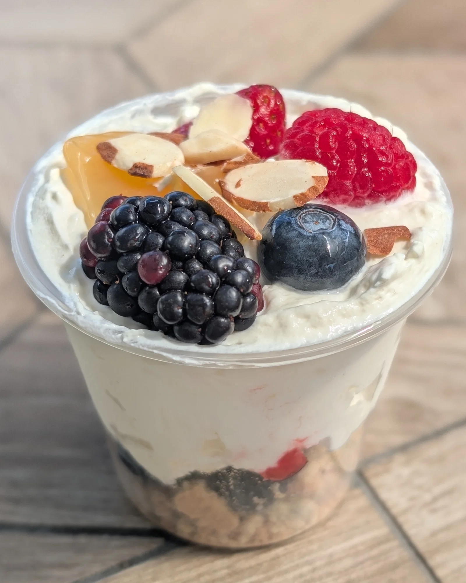 Lemon Berry Cheesecake Greek Yogurt Parfait recipe
