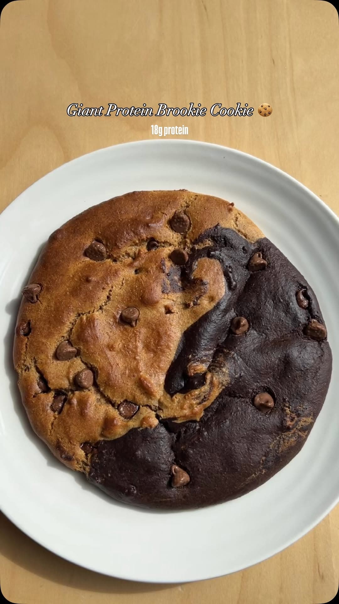 Protein Brookie Cookie recipe