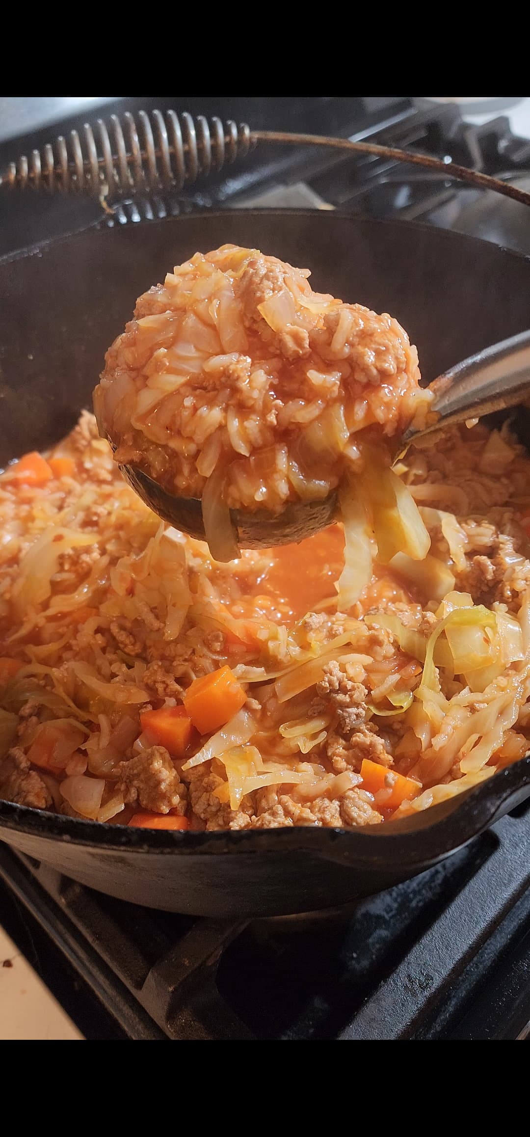 Cabbage Roll in a Bowl Soup recipe