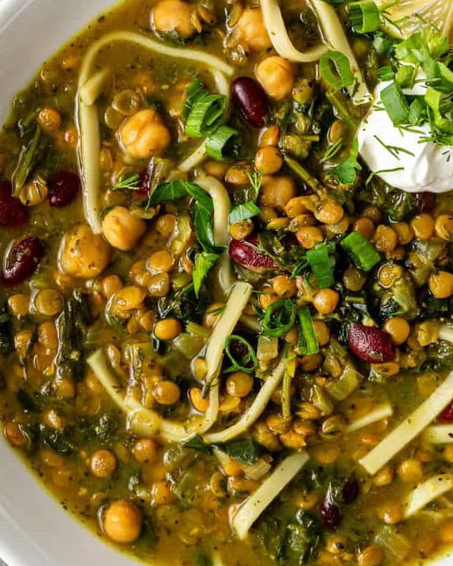 Persian Noodle Soup (Ash Reshteh) recipe