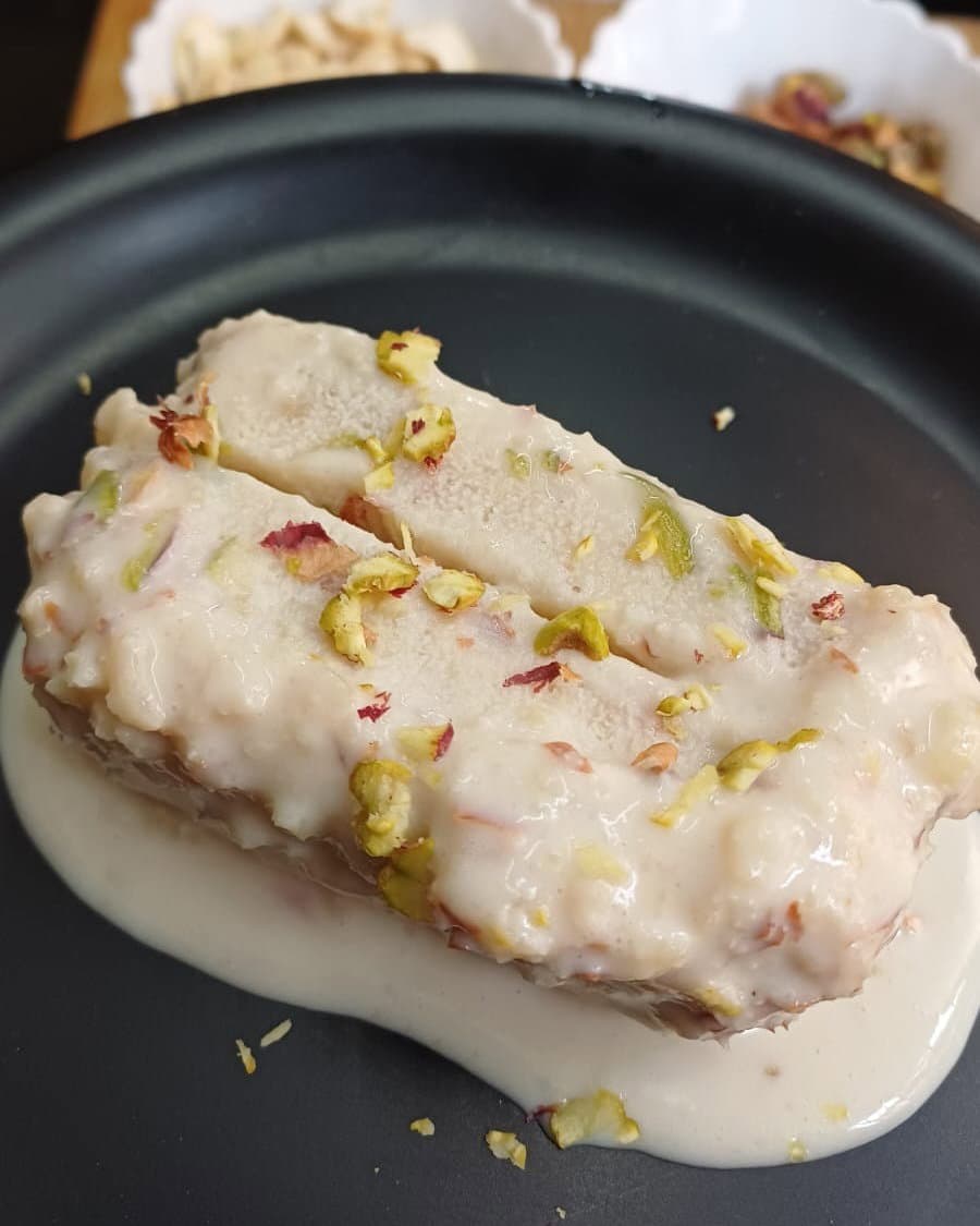Rajbhog Icecream ( using cow milk ) recipe
