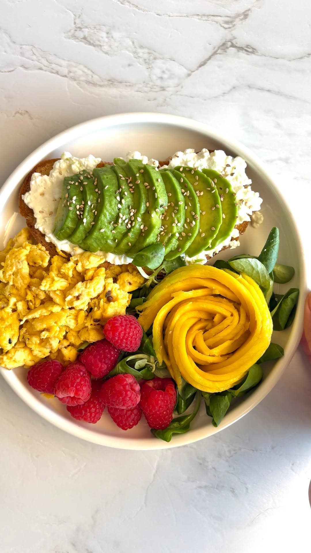Gluten-Free Avocado Toast with Scrambled Eggs recipe