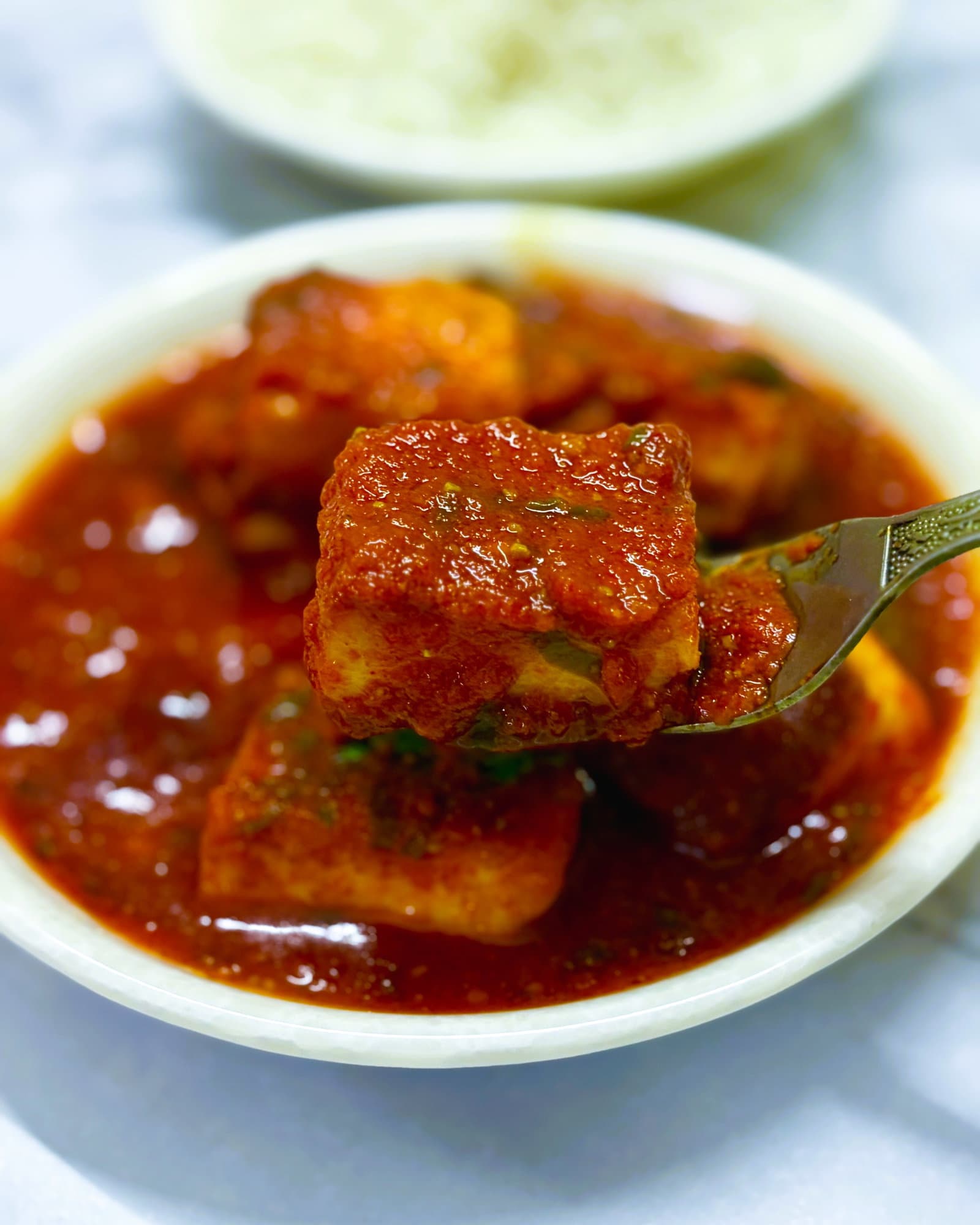 Kashmiri Lal Paneer (Waze Tchaman) recipe