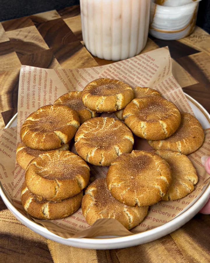 Cinnamon Shortbread Biscuits recipe