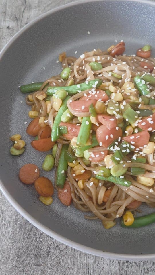 Quick Rice Noodle Stir-Fry recipe