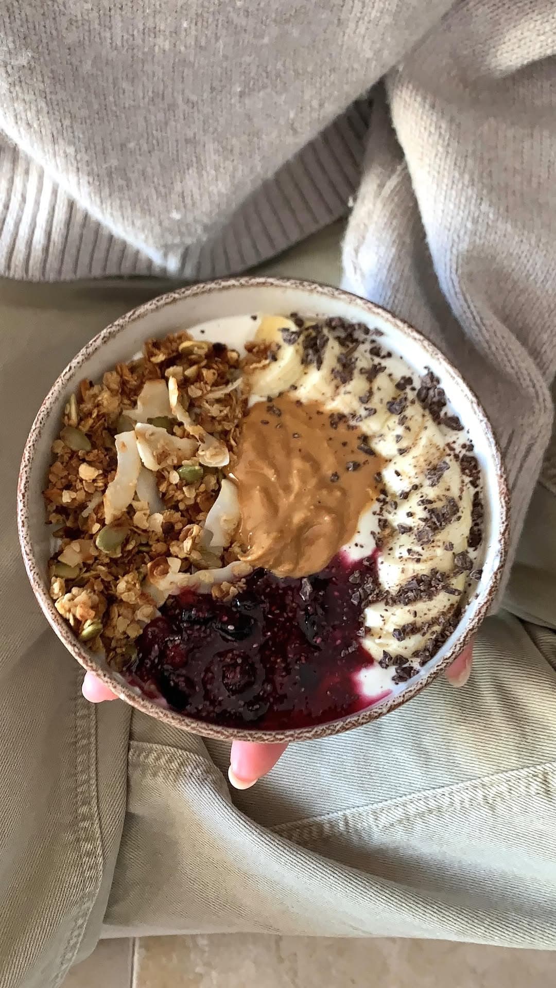 Yogurt Bowl with Homemade Granola and Blueberry Chia Jam recipe