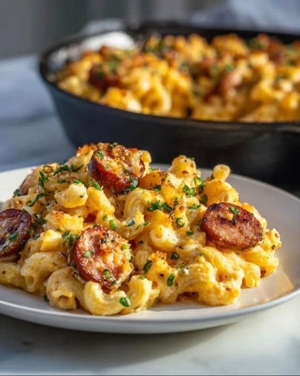 Spicy Sausage Mac & Cheese recipe