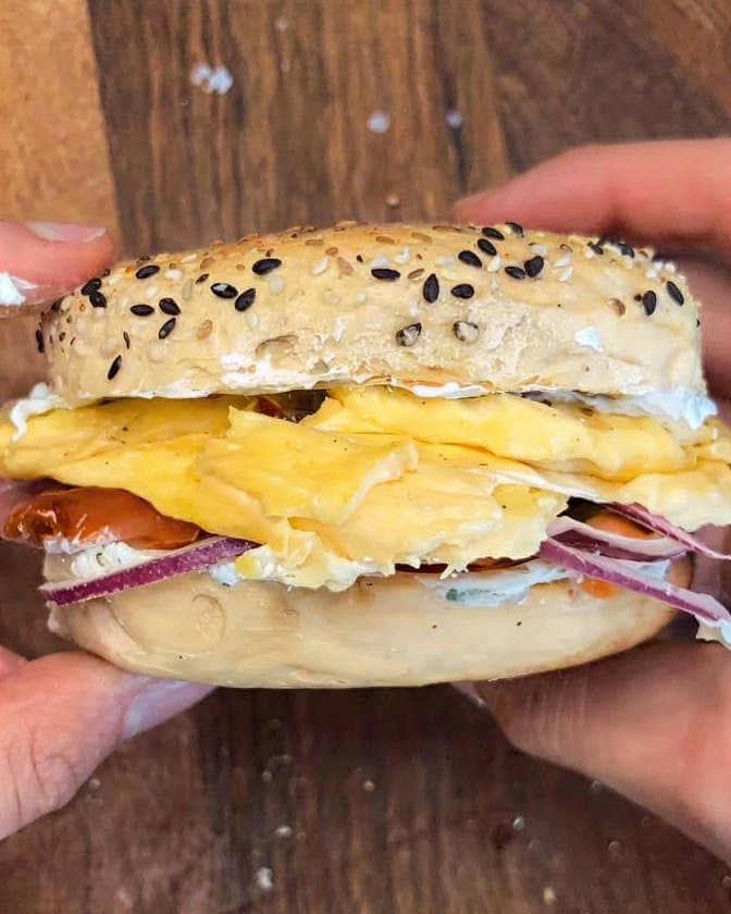 The Ultimate Breakfast Bagel recipe