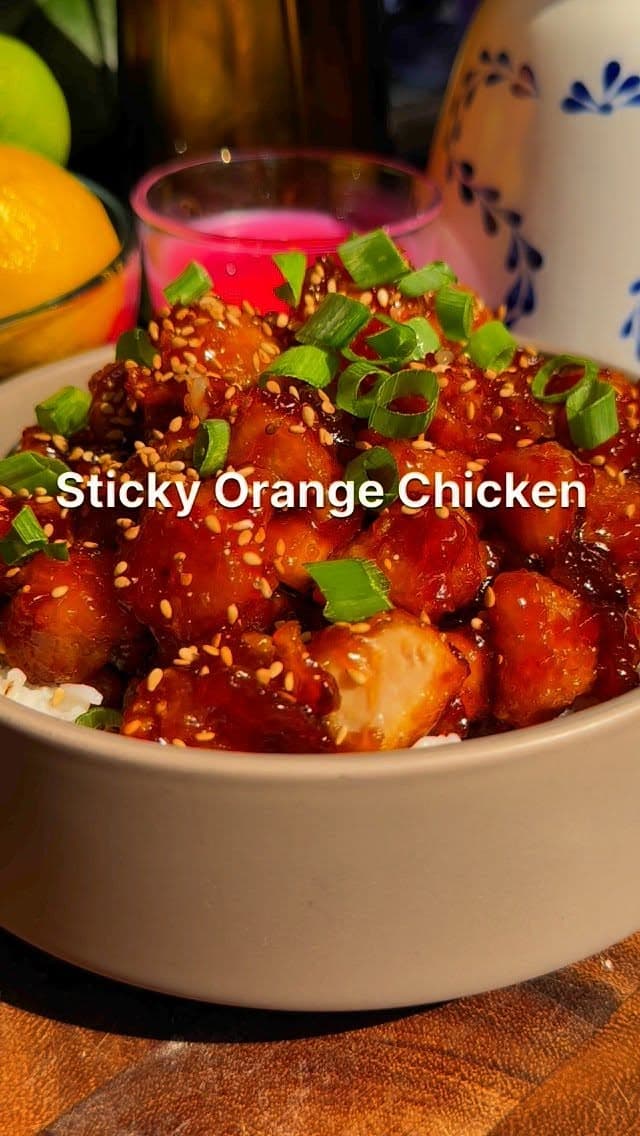 Sticky Orange Chicken recipe