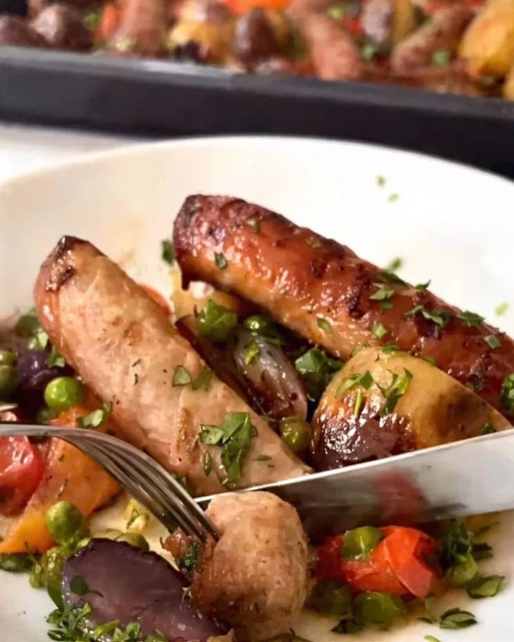 Sausage Traybake recipe