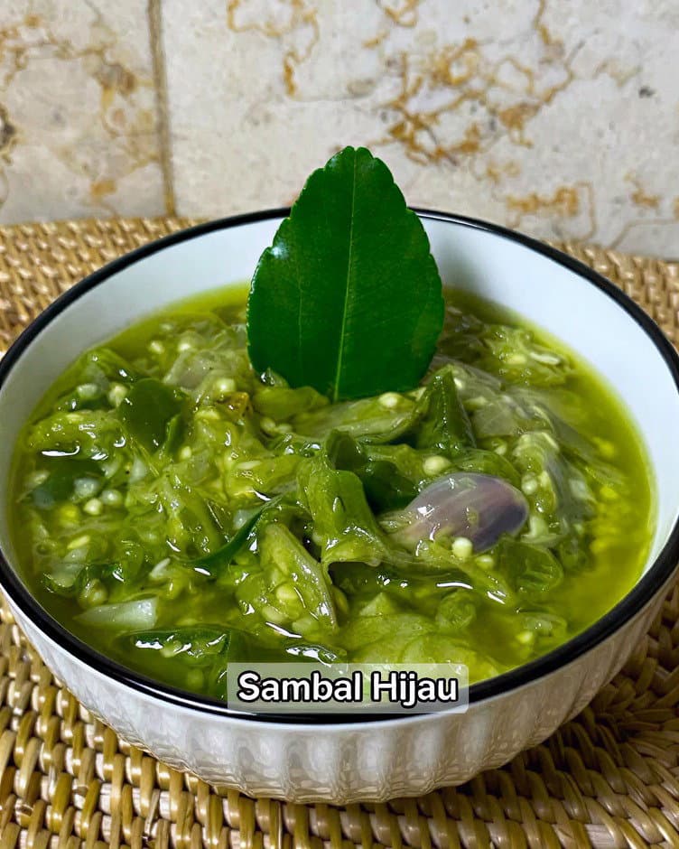 Sambal Hijau (Indonesian Green Sambal) recipe